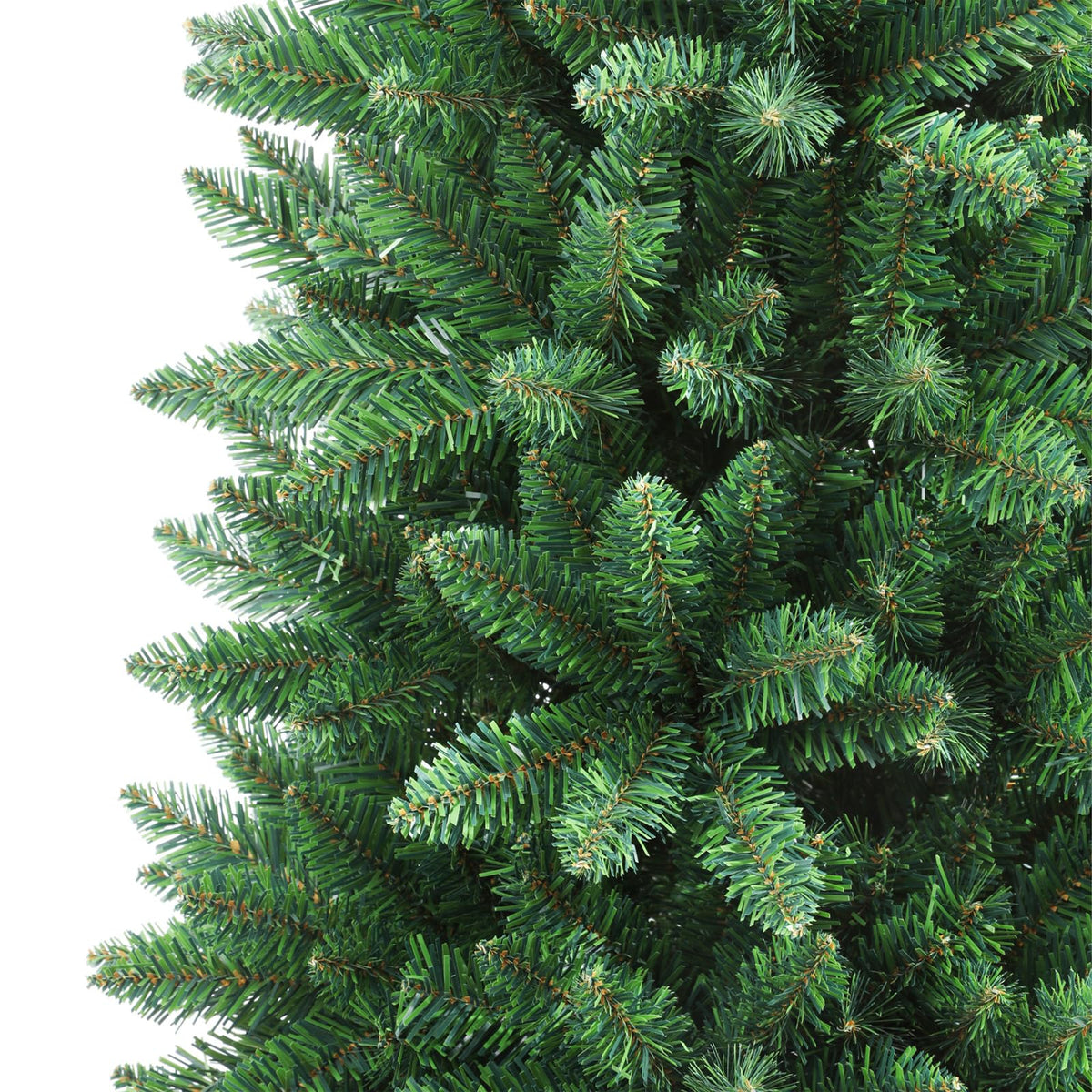LEIVESTE Albero di Natale Slim Artificiale Verde con Base in Metallo