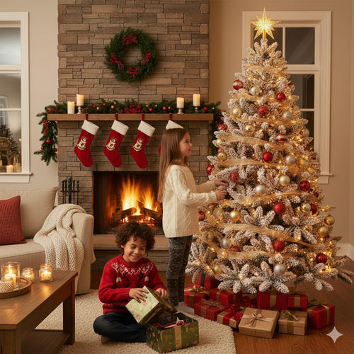 LEIVESTE albero di Natale innevato — immagine 2