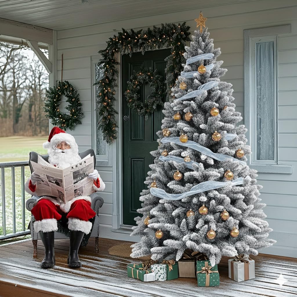 LEIVESTE albero di Natale innevato — immagine 5