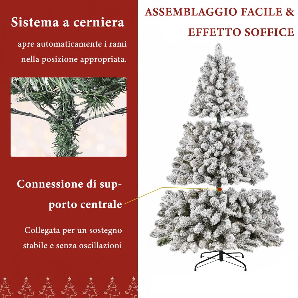 LEIVESTE albero di Natale innevato — immagine 6