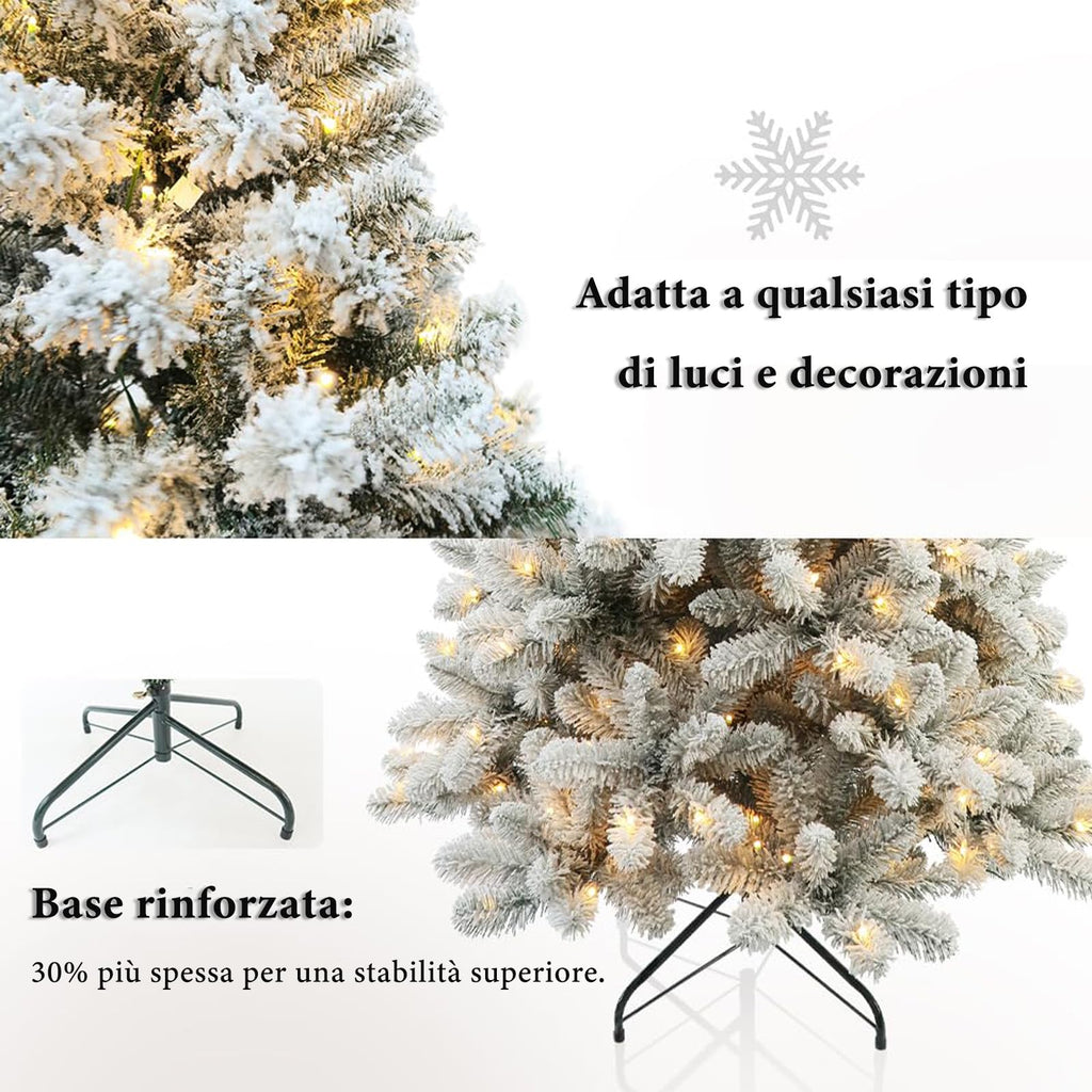 LEIVESTE albero di Natale innevato — immagine 7